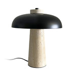 Lámpara sobremesa mármol metal negro Ø 24x30 cm 6W LED  - LGLS0064