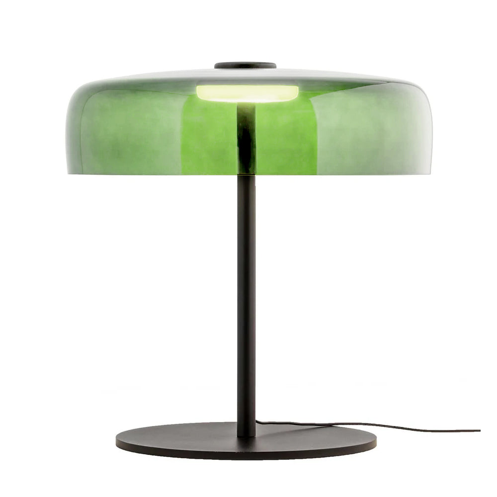 Lámpara sobremesa vidrio verde Ø42x43 cm LED 5W  - LGLS0066