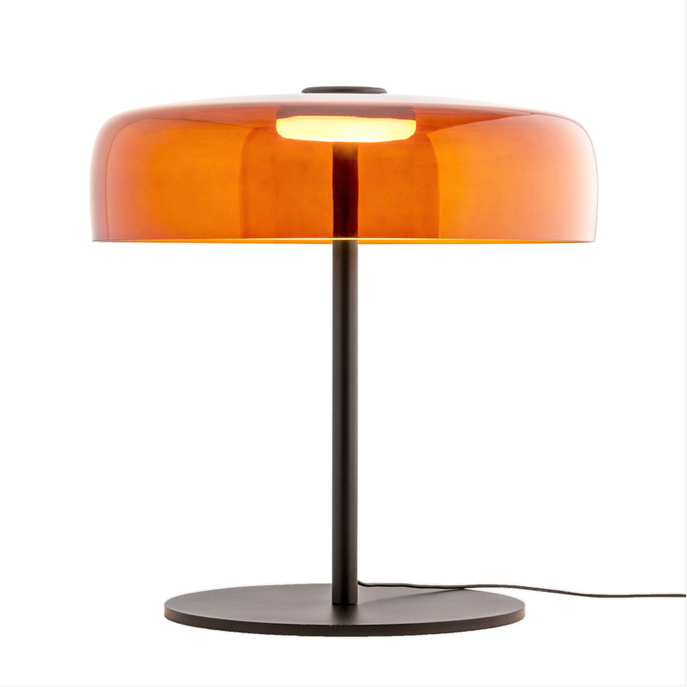 Lámpara sobremesa vidrio naranjo Ø42x45 cm 5W LED  - LGLS0068