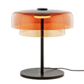 Lámpara sobremesa vidrio naranjo Ø42x43 cm LED 5W  - LGLS0069