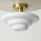 Plafón vidrio opal Ø30 cm E27 - LGPL0017