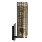 Apliqué metal bronce negro 20x19x45 cm E27 - LLAP0078