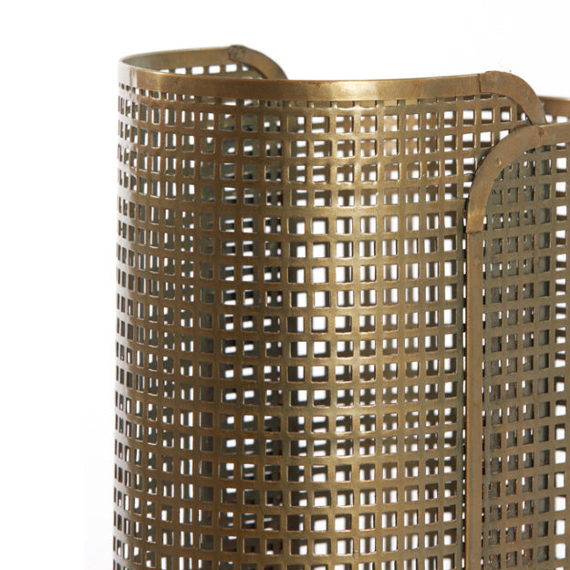 Apliqué metal bronce negro 20x19x45 cm E27 - LLAP0078