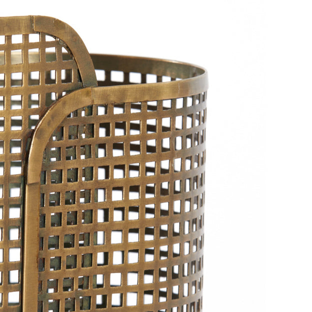 Apliqué metal bronce negro 20x19x45 cm E27 - LLAP0078