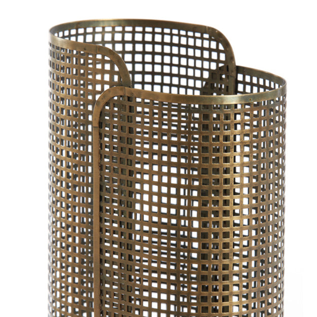 Apliqué metal bronce negro 20x19x45 cm E27 - LLAP0078