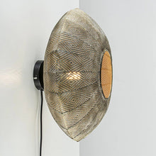 Cargar imagen en el visor de la galería, Apliqué metal oro blanco Ø44 cm E27
