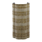 Lámpara de pared textil  verde oliva oscuro 15x10x30 cm E27 - LLAP0091