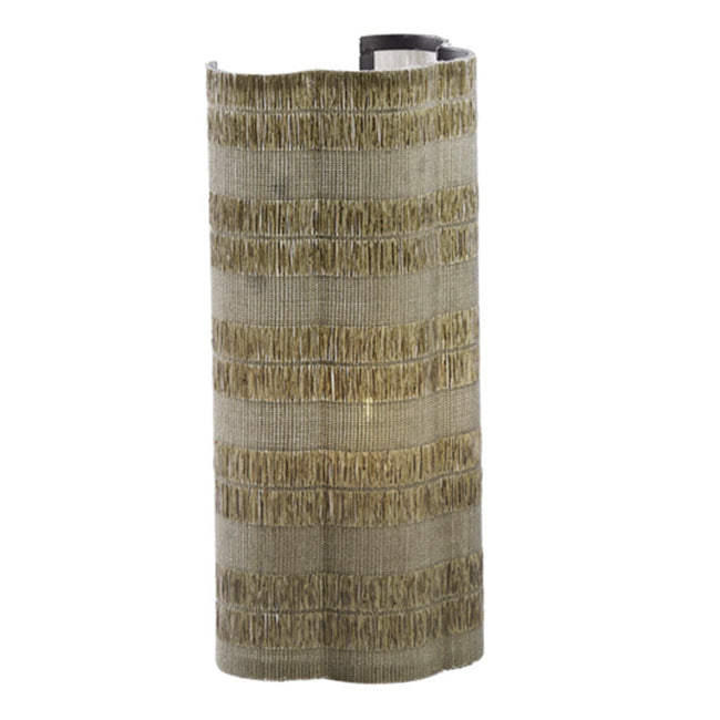 Lámpara de pared textil  verde oliva oscuro 15x10x30 cm E27 - LLAP0091