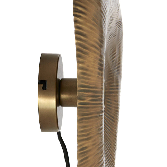 Lámpara de pared metal  bronce antiguo 51x9x51 cm - LLAP0093