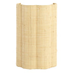 Lámpara de pared ratán natural 26x15,5x40 cm  E27 - LLAP0098