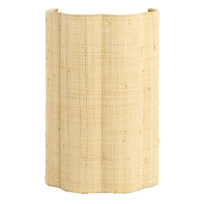 Lámpara de pared ratán natural 26x15,5x40 cm  E27 - LLAP0098