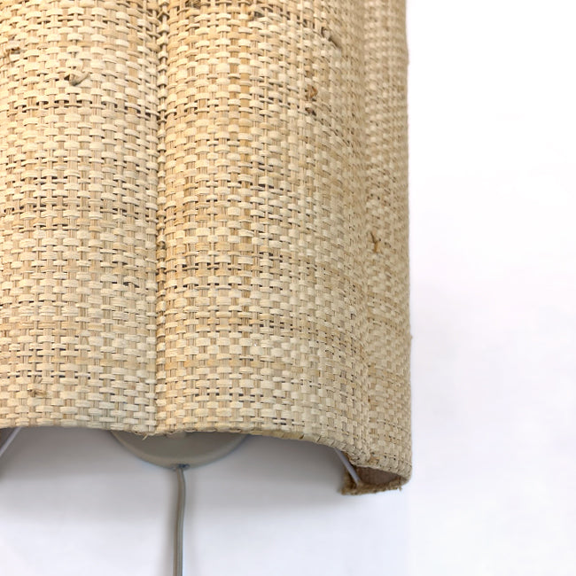 Lámpara de pared ratán natural 26x15,5x40 cm  E27 - LLAP0098