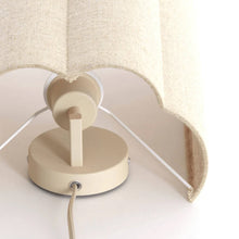 Cargar imagen en el visor de la galería, Lámpara de pared textil lino natural 26x15x40 cm E27- LLAP0099
