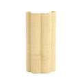 Lámpara de pared ratán natural 15x10x30 cm E27 - LLAP0100