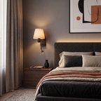 Apliqué lector metal negro mate E27 LED 3W - LLAP0101