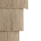 Aplique ratán natural 33x14x55 cm 2 luces E27 - LLAP0102