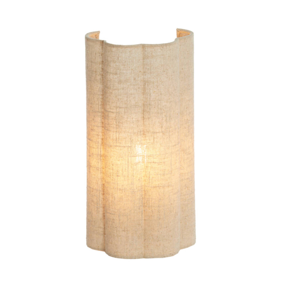 Lámpara de pared E14 15x10x30,5 cm natural - LLAP0103