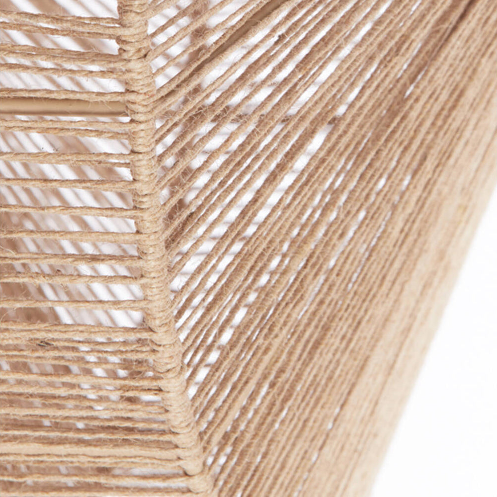 Lámpara de pared yute natural Ø31x31 cm E27 - LLAP0104