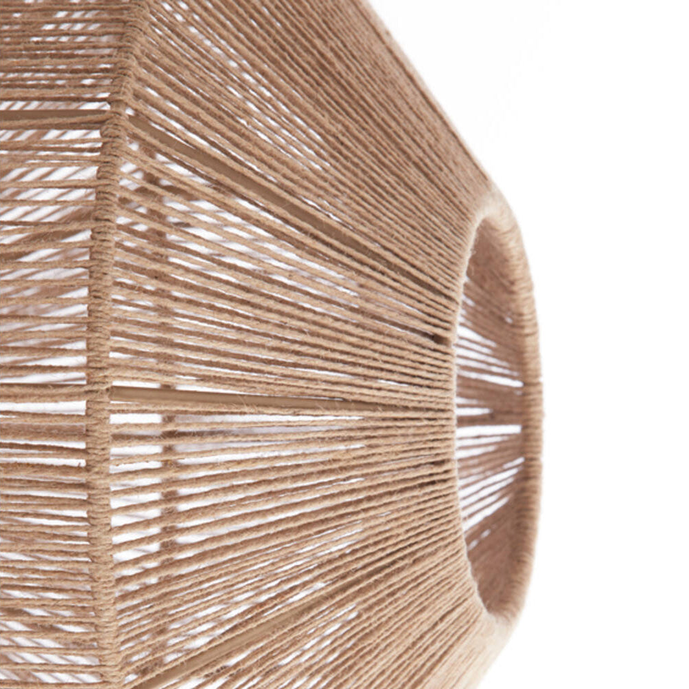 Lámpara de pared yute natural Ø31x31 cm E27 - LLAP0104