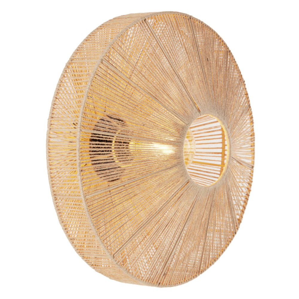Lámpara de pared yute natural  Ø43x43 cm E27 - LLAP0105