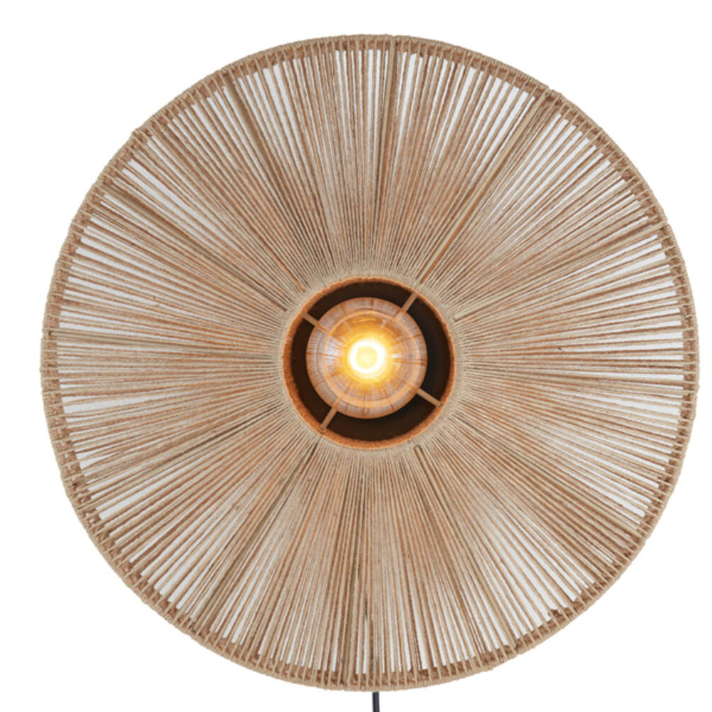 Lámpara de pared yute natural  Ø43x43 cm E27 - LLAP0105