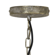 Cargar imagen en el visor de la galería, Lámpara colgante metal oro blanco Ø33x46 cm E27 - LLLC0317
