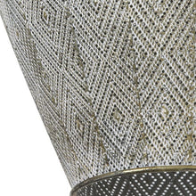 Cargar imagen en el visor de la galería, Lámpara colgante metal oro blanco Ø45x58 cm E27 - LLLC0331
