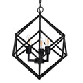 Lámpara colgante metal negro Ø46x56 cm 3 luces E27 - LLLC0445
