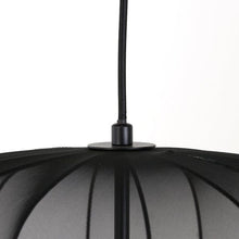 Cargar imagen en el visor de la galería, Lámpara colgante textil negro Ø50x37.5 cm E27 - LLLC0456
