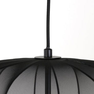 Lámpara colgante textil negro Ø50x37.5 cm E27 - LLLC0456