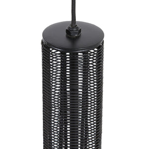 Lámpara colgante metal negro Ø28X51 cm E27 - LLLC0465