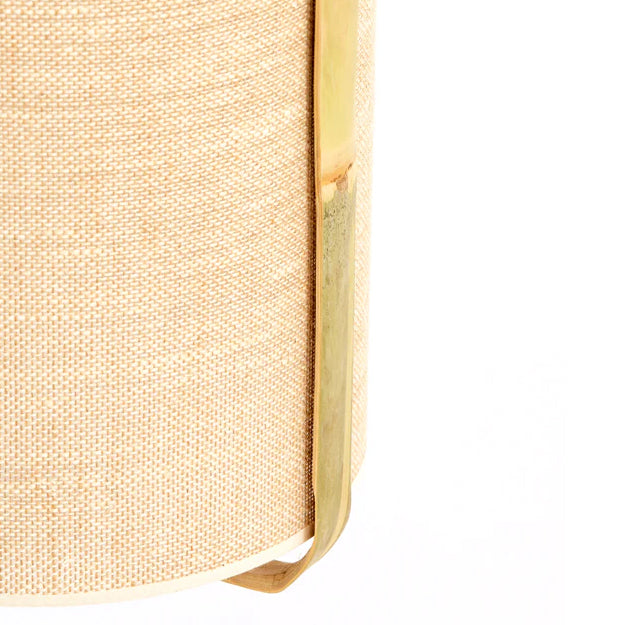 Lámpara colgante bambú natural Ø27x56 cm E27 - LLLC0466