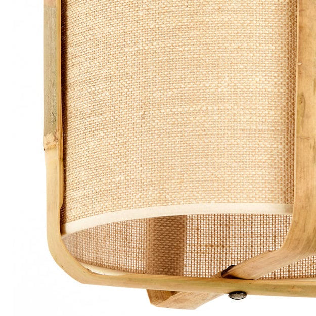 Lámpara colgante bambú natural Ø27x56 cm E27 - LLLC0466
