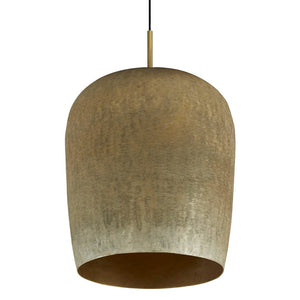 Lámpara colgante metal bronce envejecido Ø39x42 cm E27 - LLLC0469