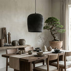 Lámpara colgante metal negro Ø39x42 cm E27 - LLLC0472