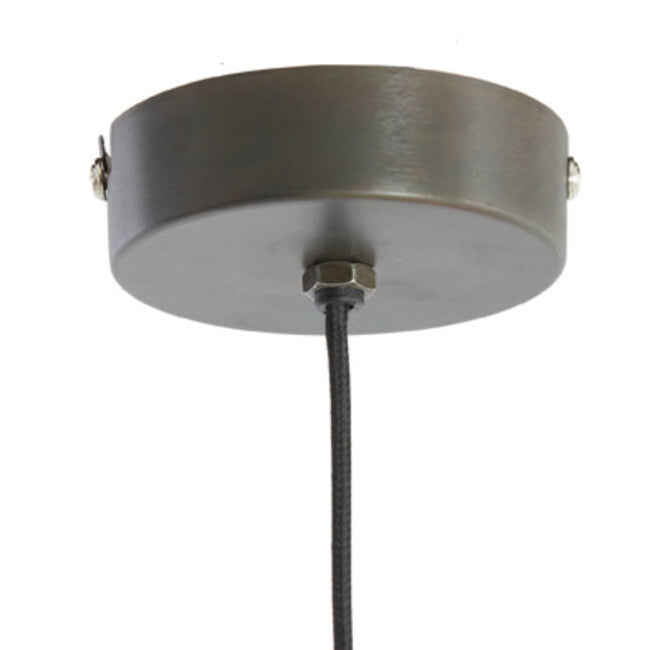 Lámpara colgante metal bronce oscuro Ø25x15 cm E27 - LLLC0480