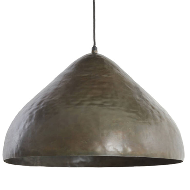 Lámpara colgante metal bronce oscuro Ø40x25 cm E27 - LLLC0481