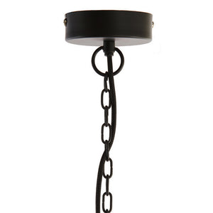 Lámpara colgante metal negro mate Ø31x55 cm E27 - LLLC0482
