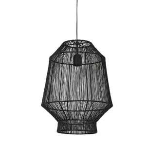 Lámpara colgante metal negro mate Ø30x38 cm E27 - LLLC0486