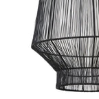 Lámpara colgante metal negro mate Ø30x38 cm E27 - LLLC0486