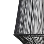 Lámpara colgante metal negro mate Ø30x38 cm E27 - LLLC0486