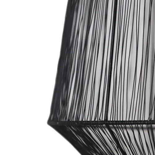 Lámpara colgante metal negro mate Ø30x38 cm E27 - LLLC0486