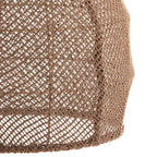 Lámpara colgante textil café Ø50x50 cm E27 - LLLC0500