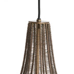 Lámpara colgante metal bronce antiguo Ø25x41,5 cm E27 - LLLC0513
