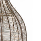 Lámpara colgante metal bronce antiguo Ø25x41,5 cm E27 - LLLC0513