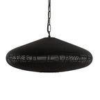 Lámpara colgante Ø40x18 cm negro mate - LLLC0536