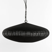 Cargar imagen en el visor de la galería, Lámpara colgante metal negro mate Ø60x23 cm E27 - LLLC0510
