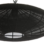 Lámpara colgante metal negro mate Ø60x23 cm E27 - LLLC0510