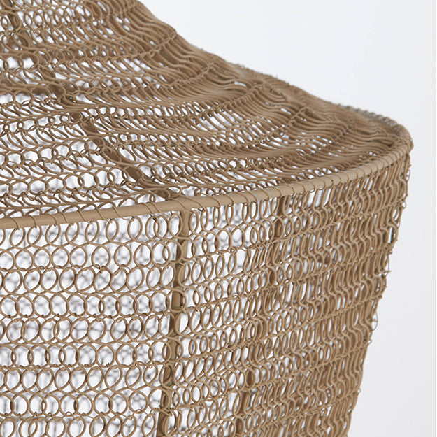 Lámpara colgante metal beige mate Ø40x44 cm E27 - LLLC0515