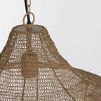 Lámpara colgante metal beige mate Ø40x44 cm E27 - LLLC0515